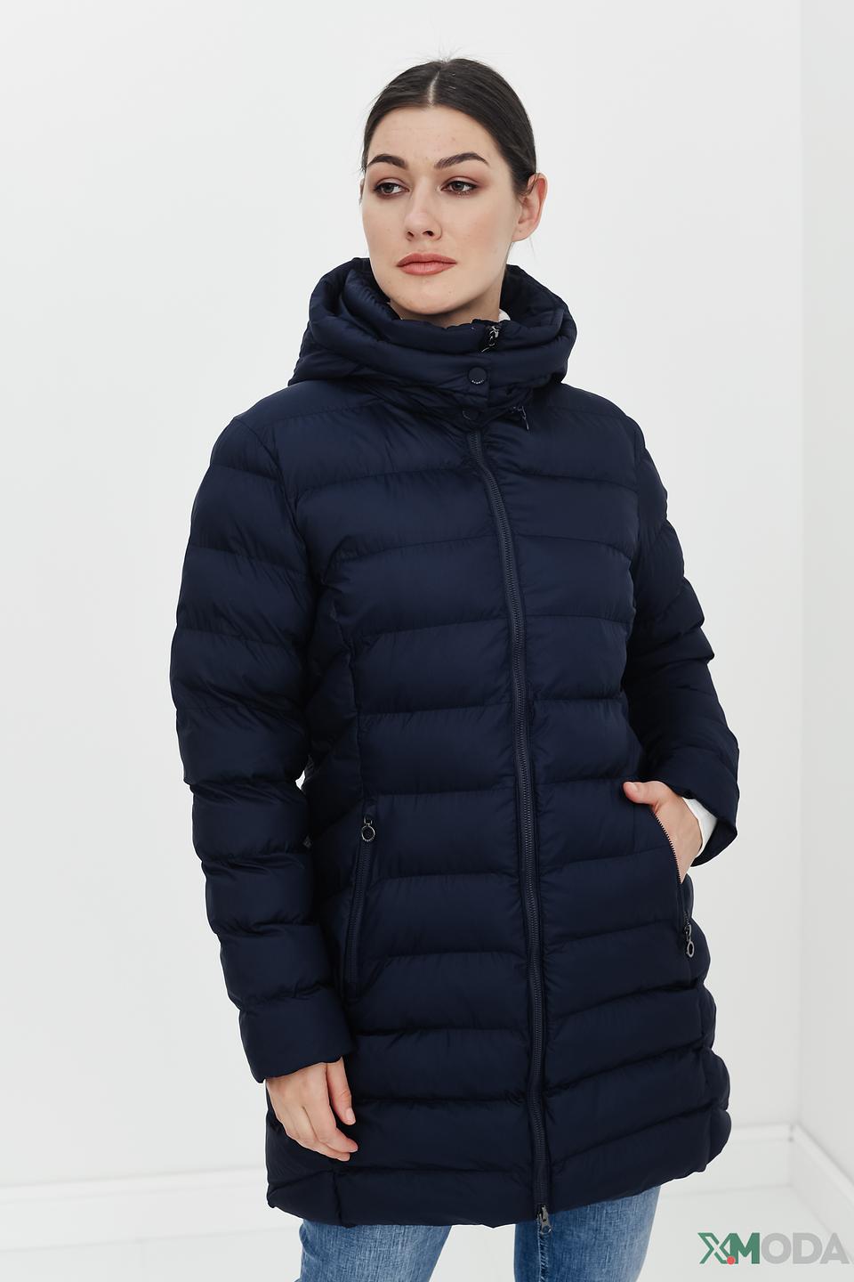 Пальто Bugatti стеганое синее