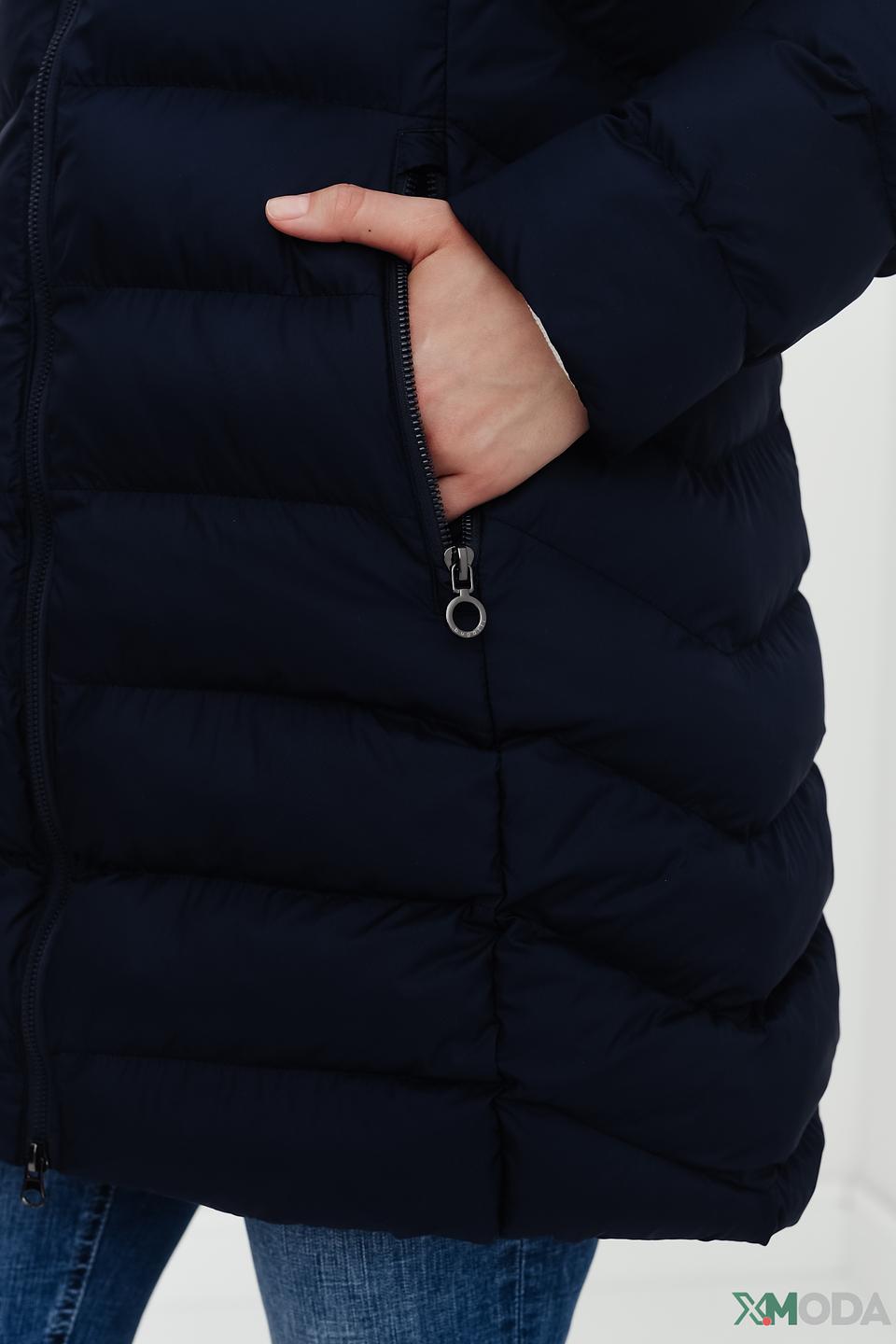 Пальто Bugatti стеганое синее