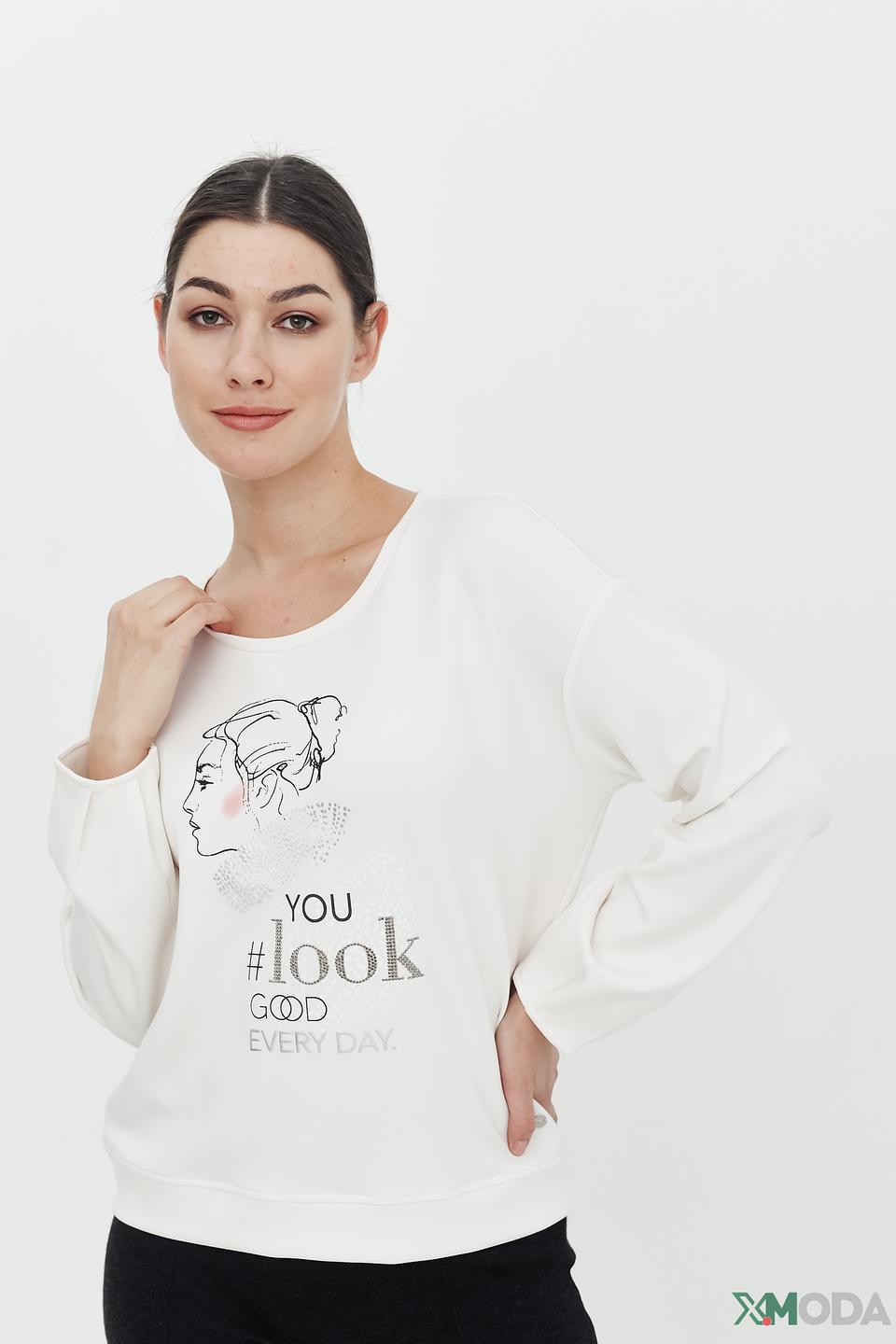 Пуловер Monari с принтом