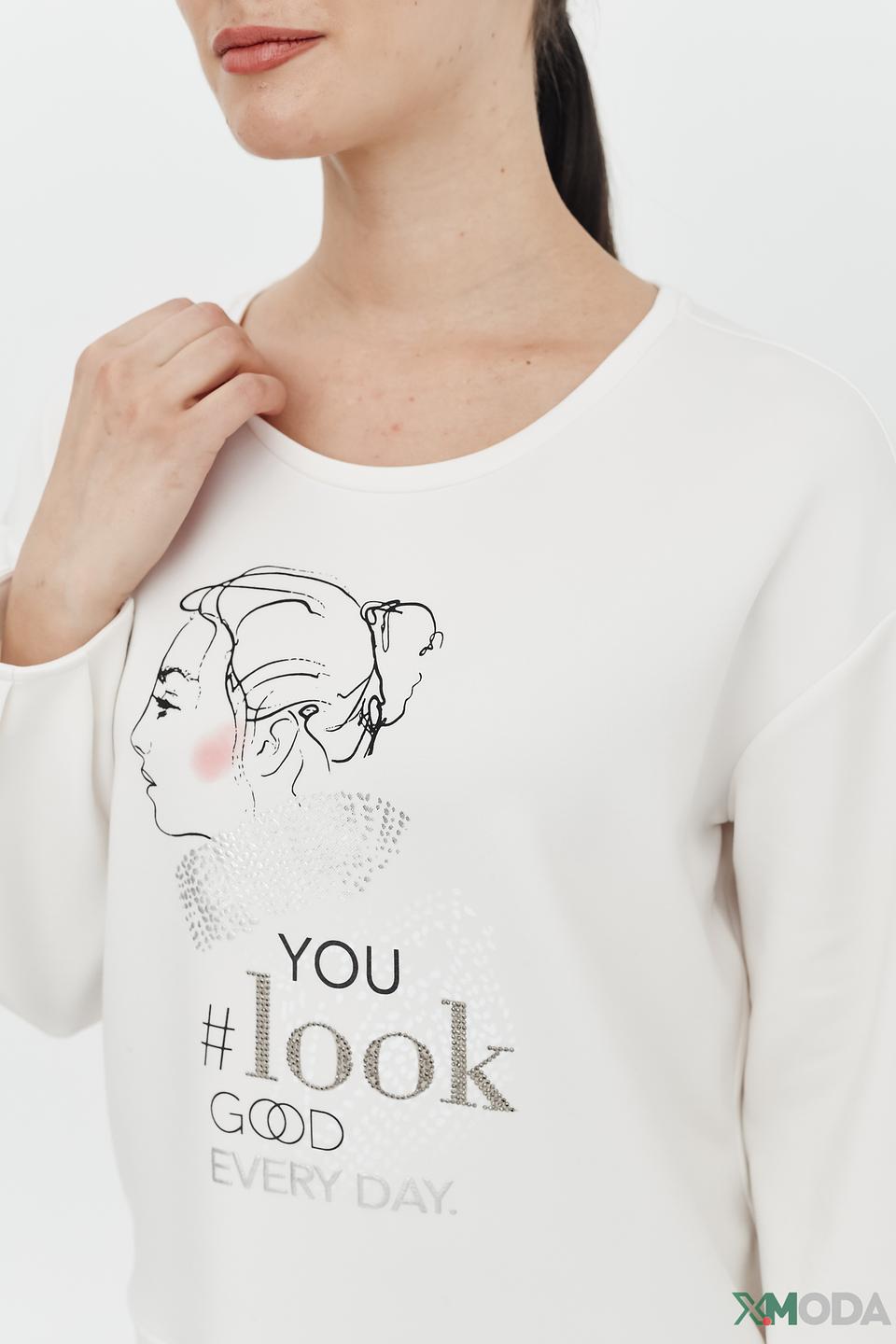 Пуловер Monari с принтом