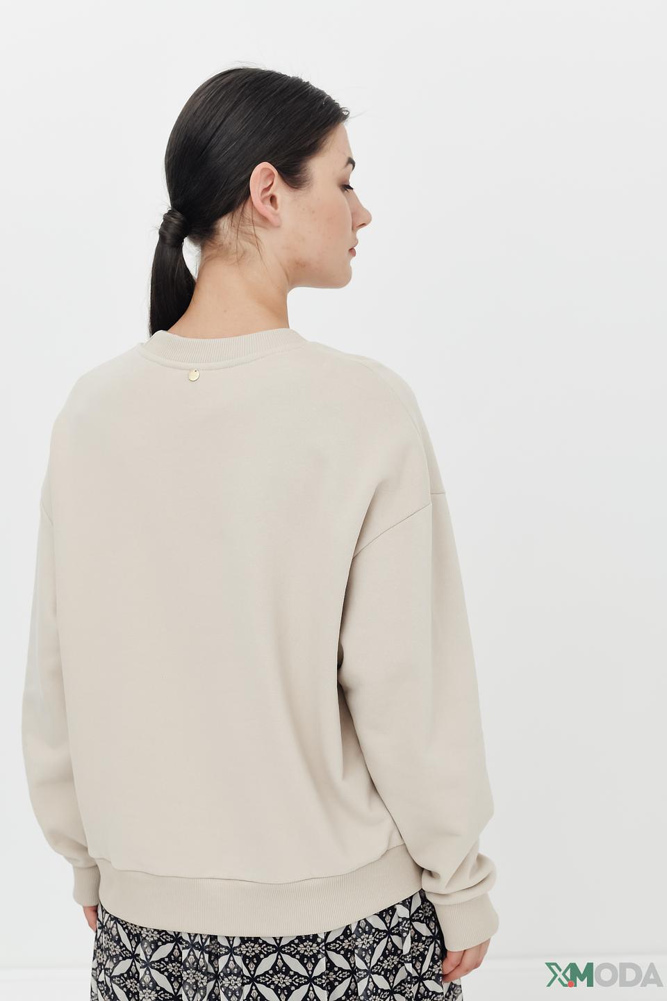 Пуловер Rich and Royal бежевый