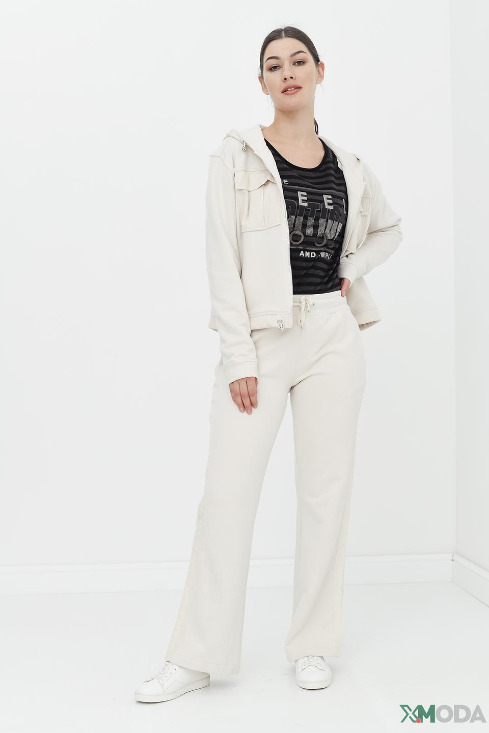 Брюки Monari палаццо кремовые