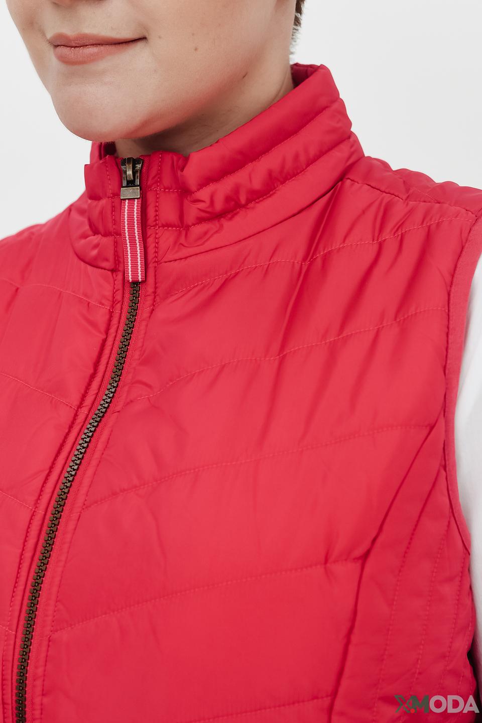 Жилет стеганый Via Appia на молнии, коралловый