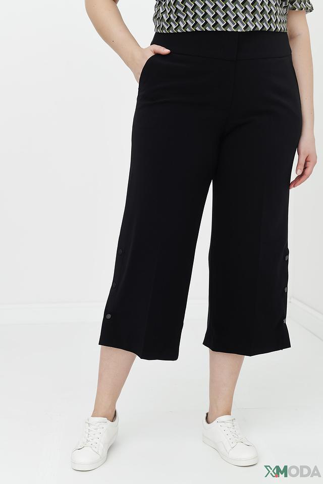 Брюки кюлоты Bianca чёрные