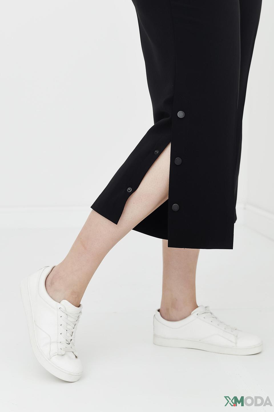 Брюки кюлоты Bianca чёрные