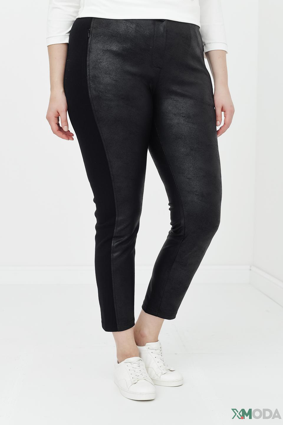 Брюки кожаные Thomas Rabe черные