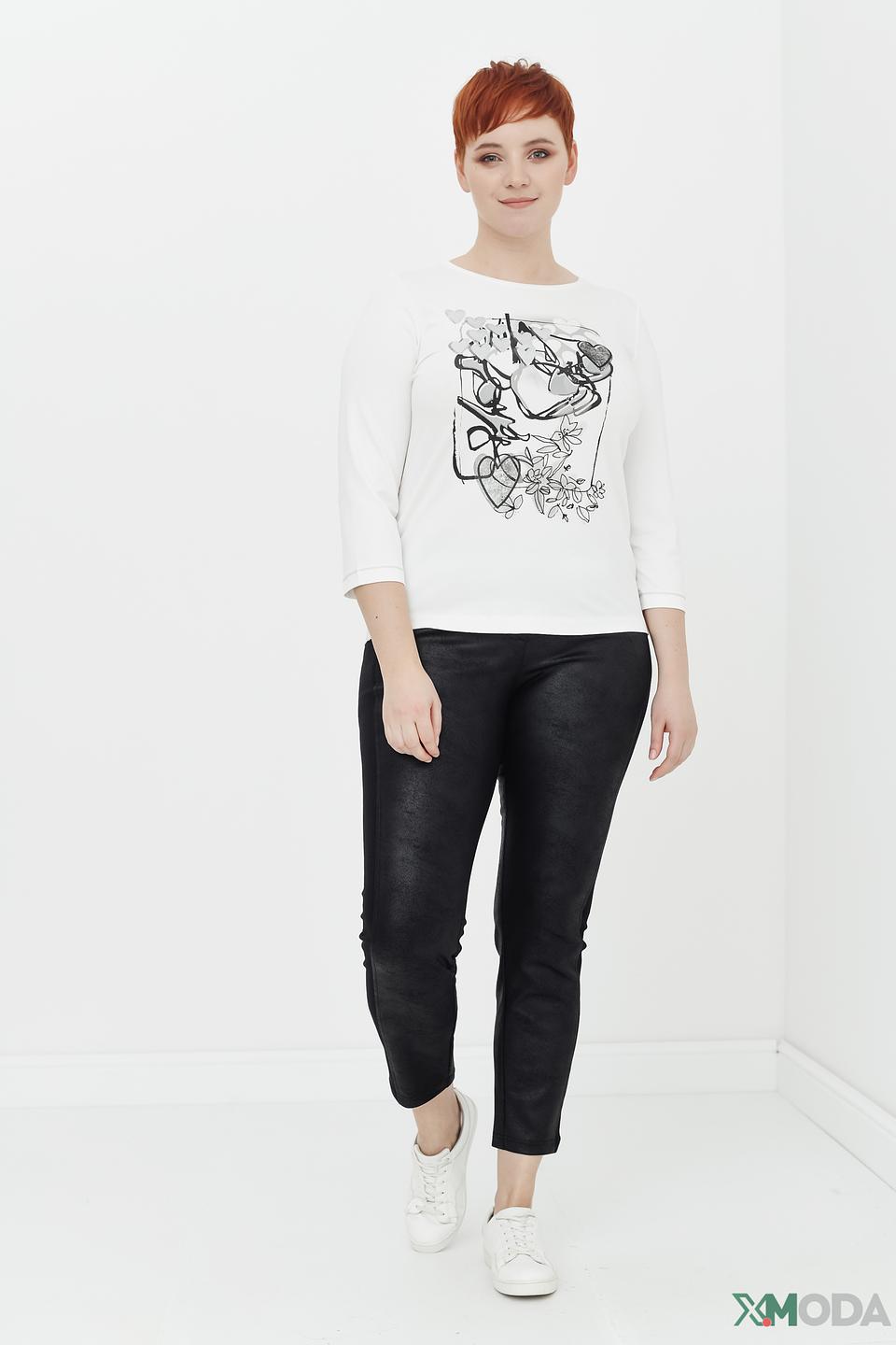 Брюки кожаные Thomas Rabe черные