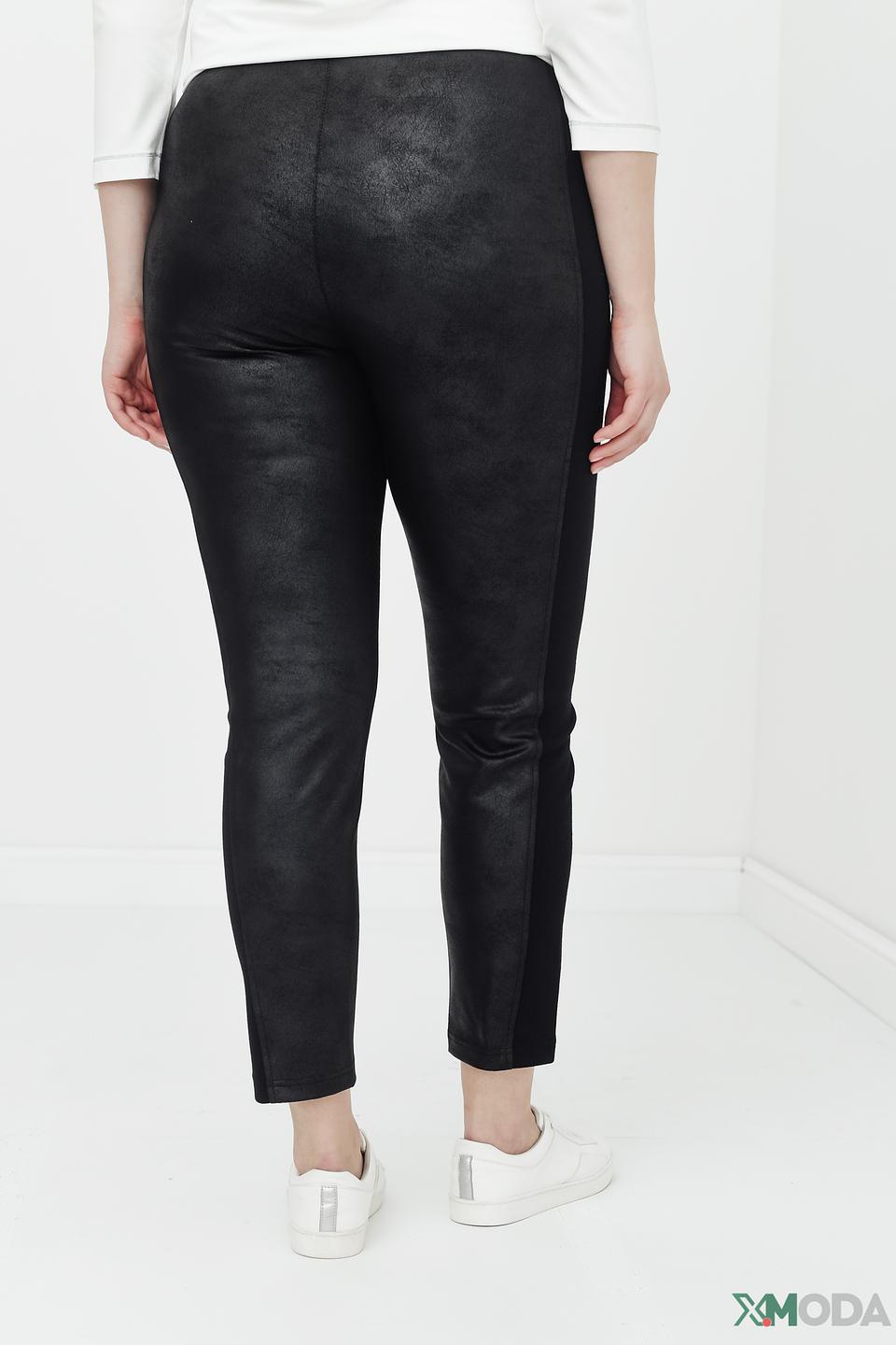 Брюки кожаные Thomas Rabe черные