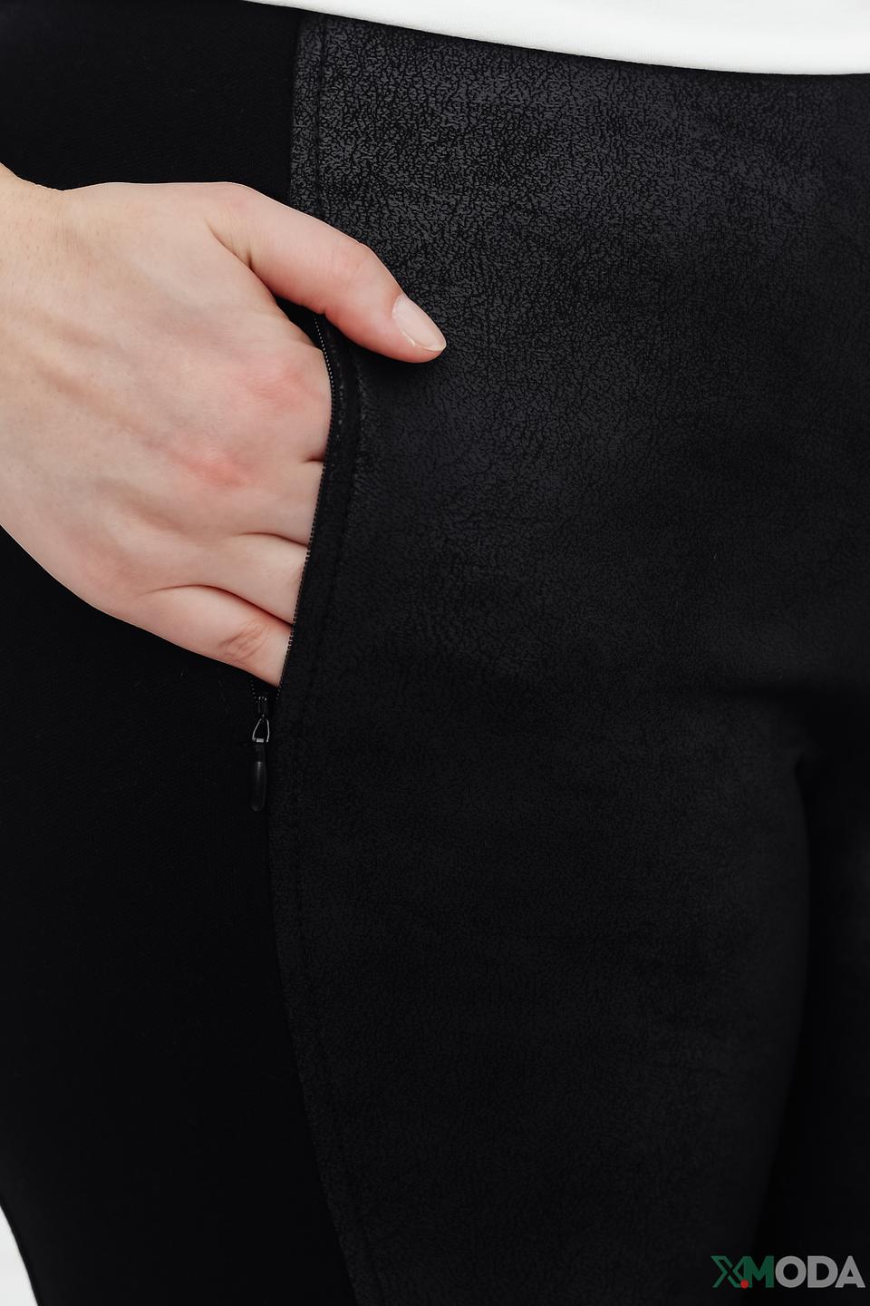 Брюки кожаные Thomas Rabe черные