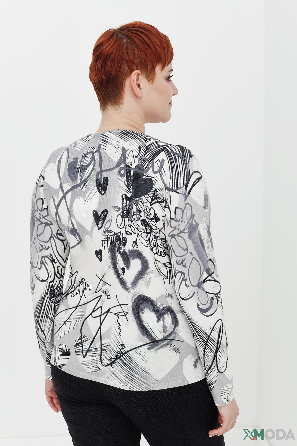 Пуловер Rabe collection с принтом