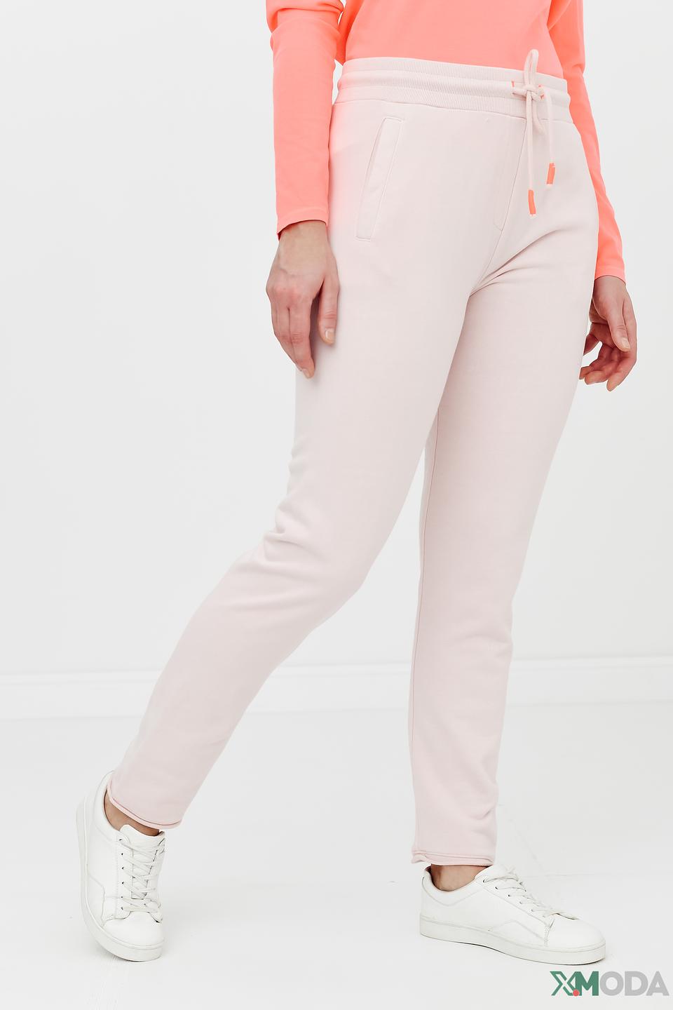 Брюки спортивные Oui пудровые