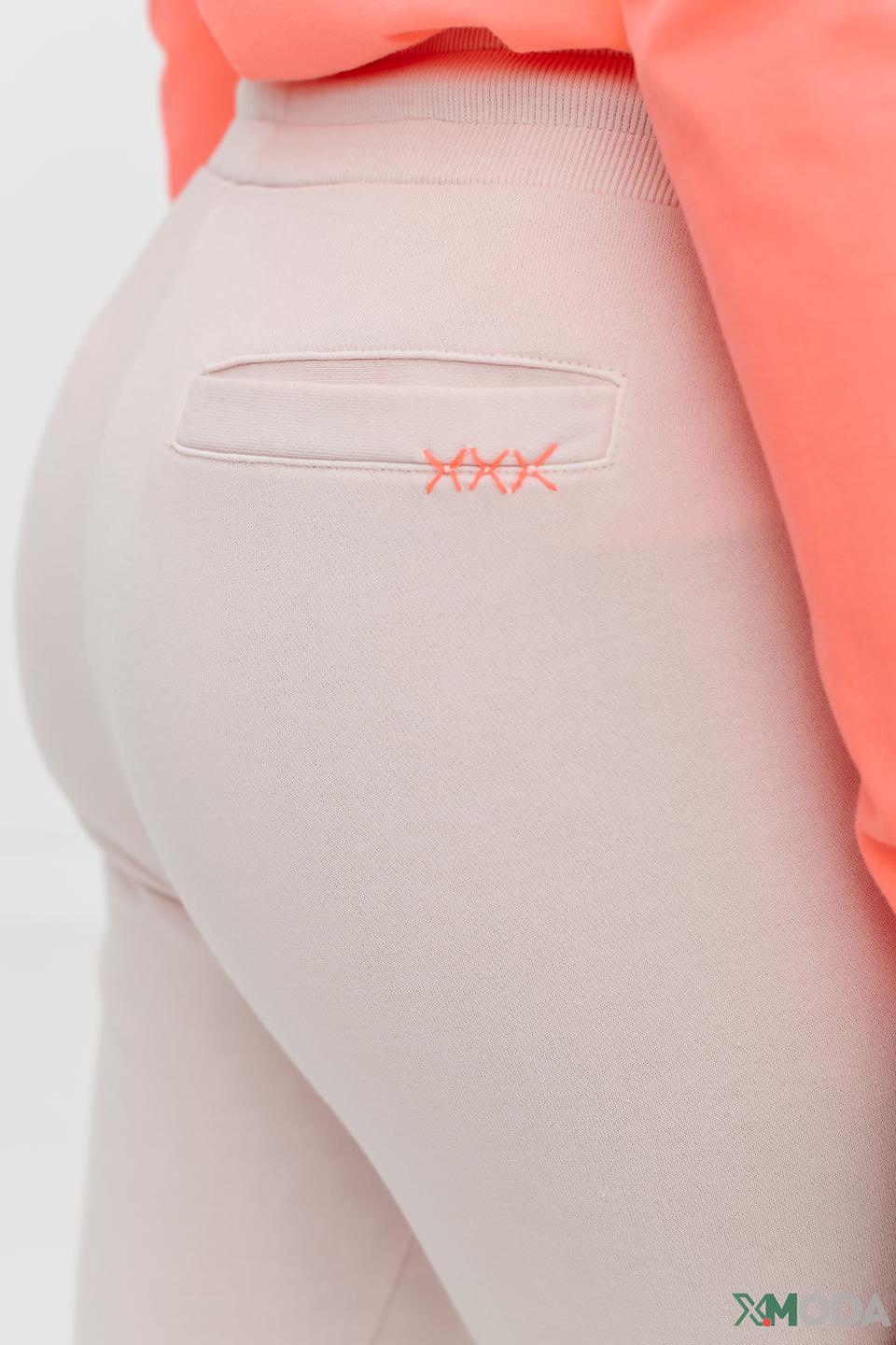 Брюки спортивные Oui пудровые