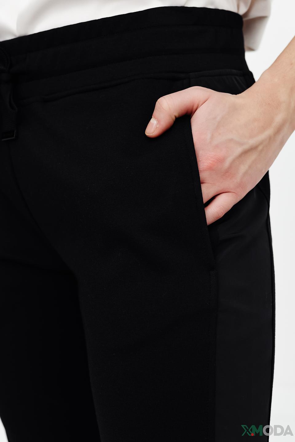 Брюки Monari черные с манжетами
