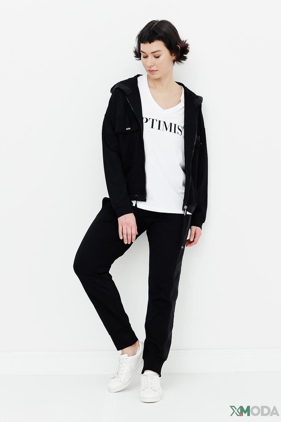 Жакет Monari с капюшоном чёрный