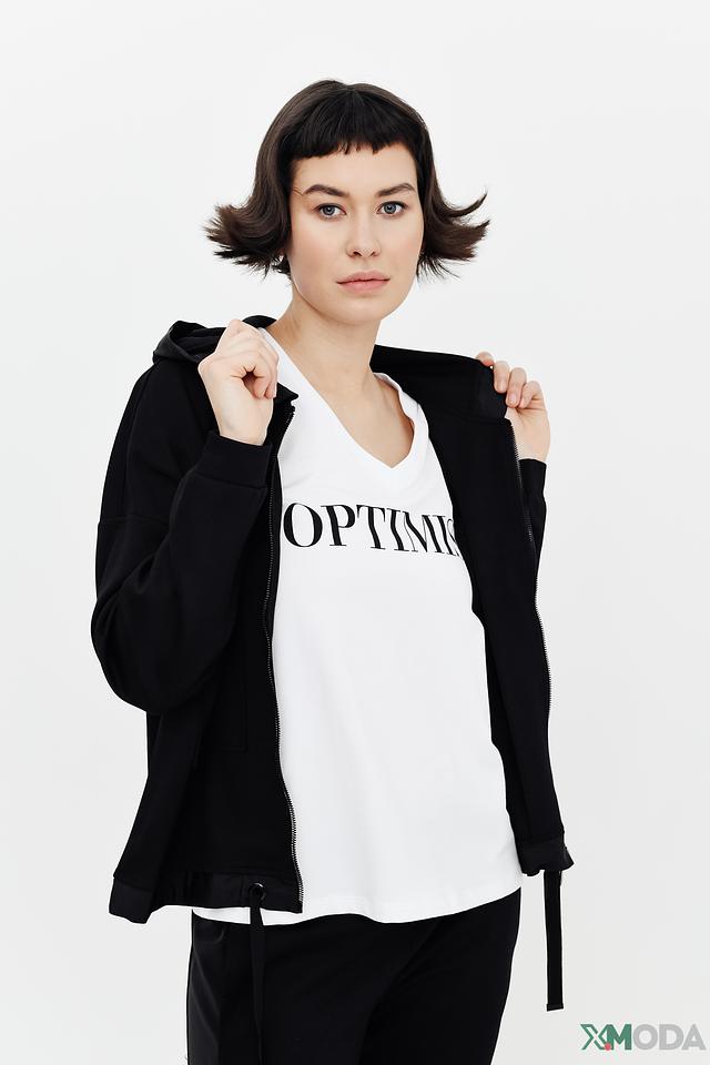 Жакет Monari с капюшоном чёрный