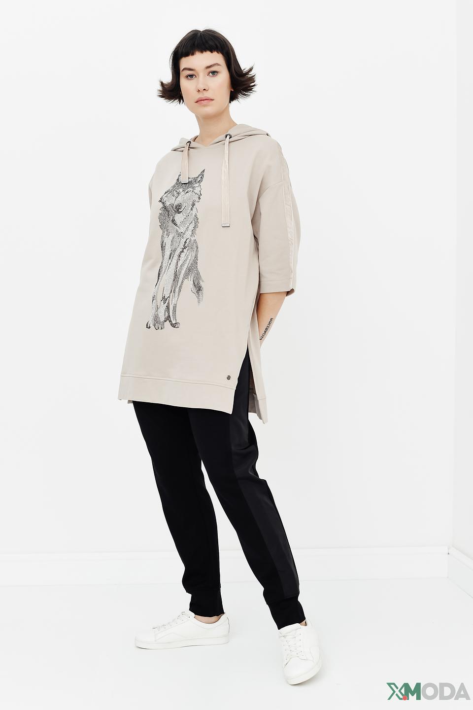 Водолазка Monari с принтом волка
