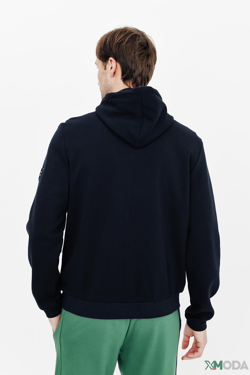 Кардиган Monte Carlo с капюшоном чёрный