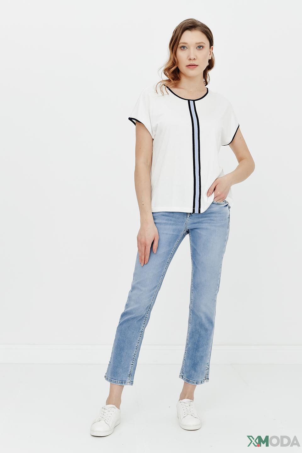 Джинсы Cambio голубые с потертостями