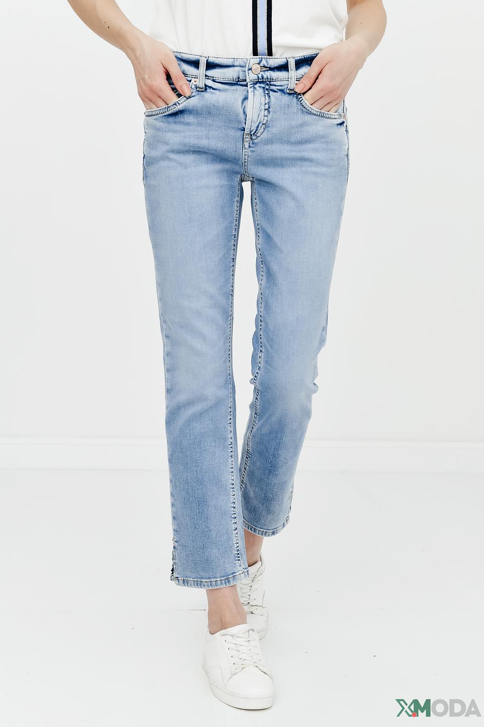 Джинсы Cambio голубые с потертостями