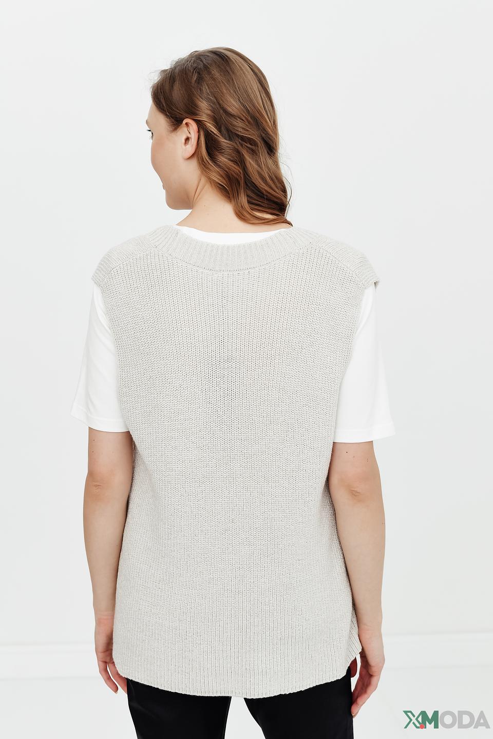 Жилет Marc Aurel вязаный бежевый