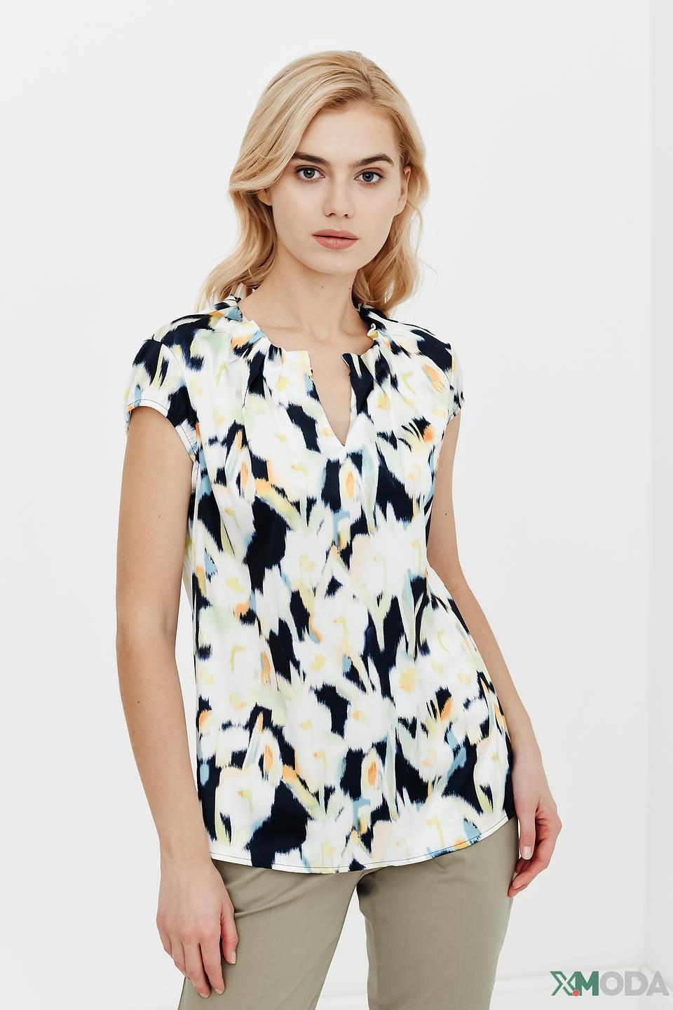 Топ Comma с абстрактным принтом