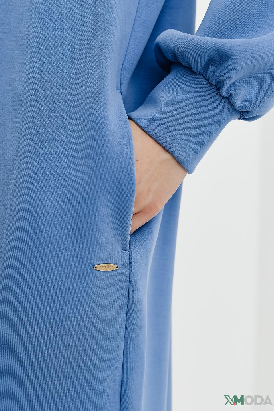 Платье Betty and Co голубое оверсайз