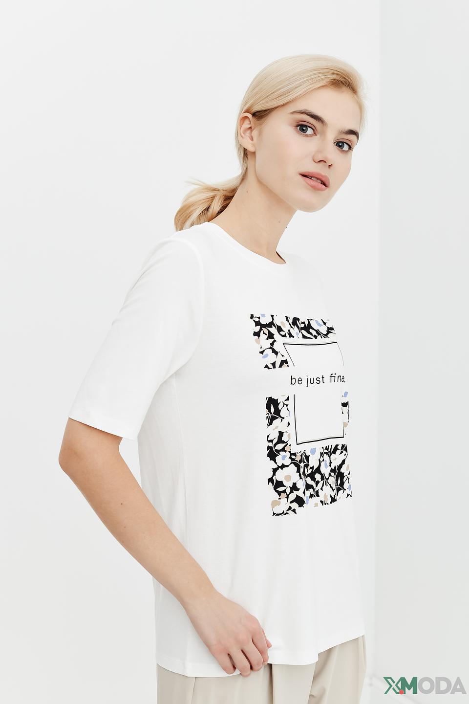 Футболка Betty and Co с принтом