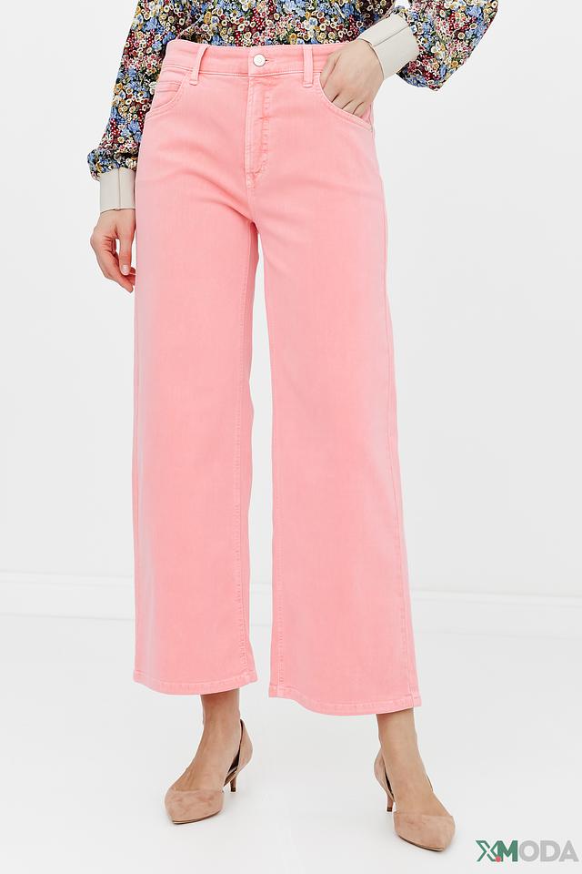 Джинсы Cambio розовые wide leg