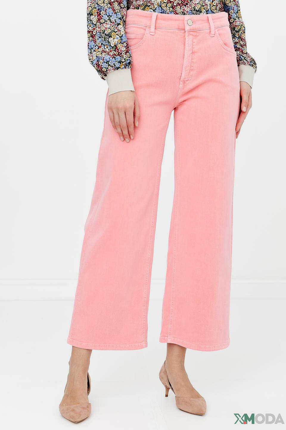 Джинсы Cambio розовые wide leg
