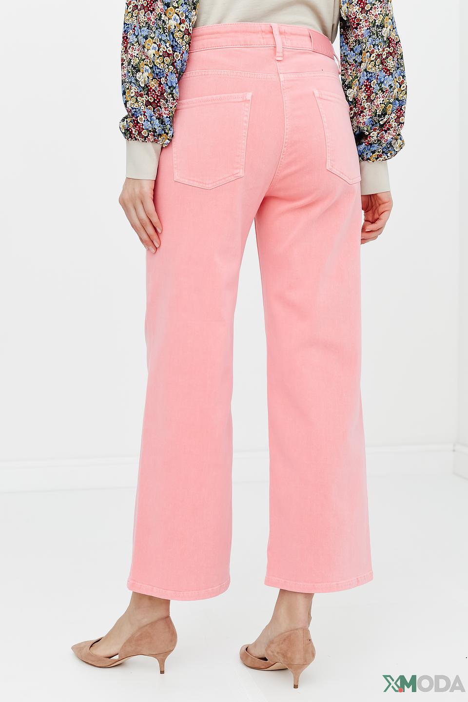 Джинсы Cambio розовые wide leg