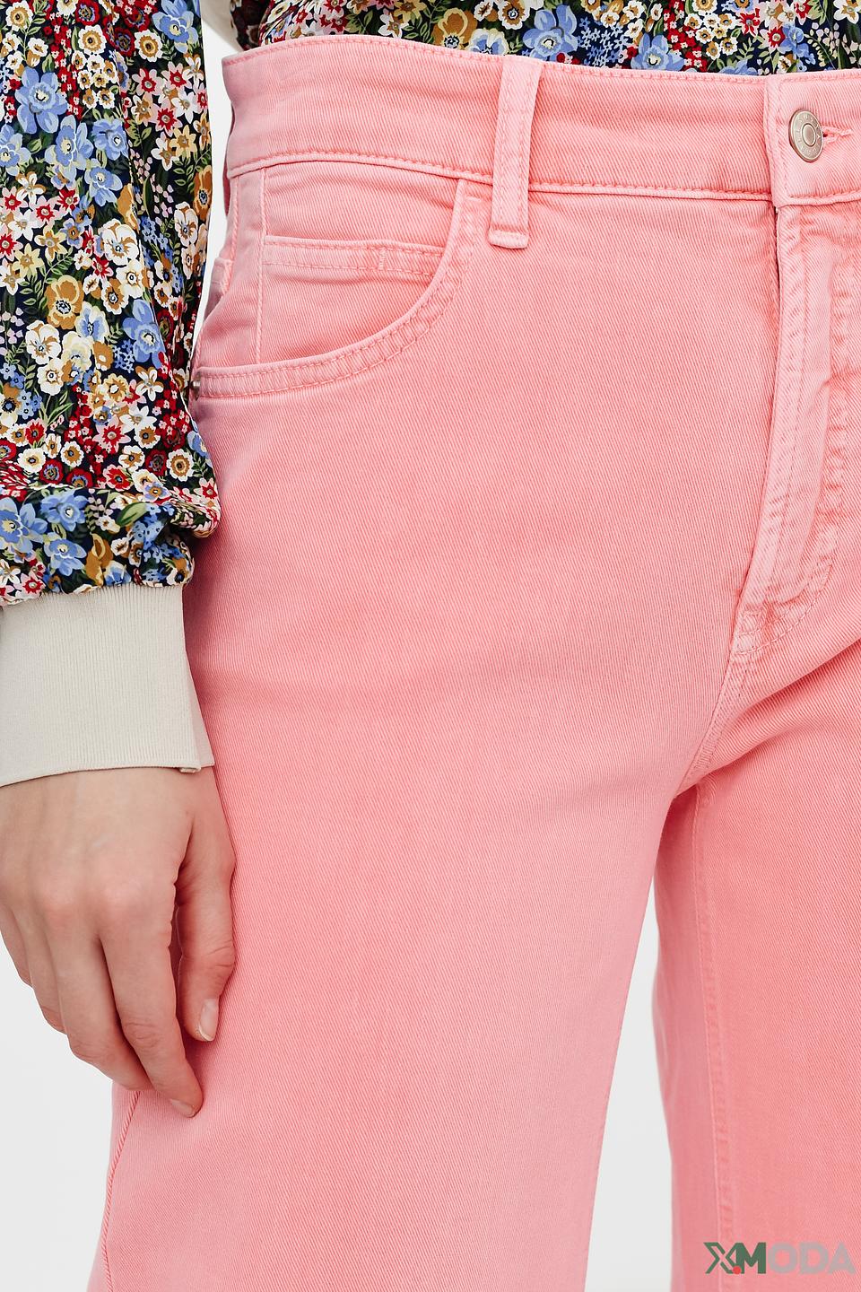 Джинсы Cambio розовые wide leg