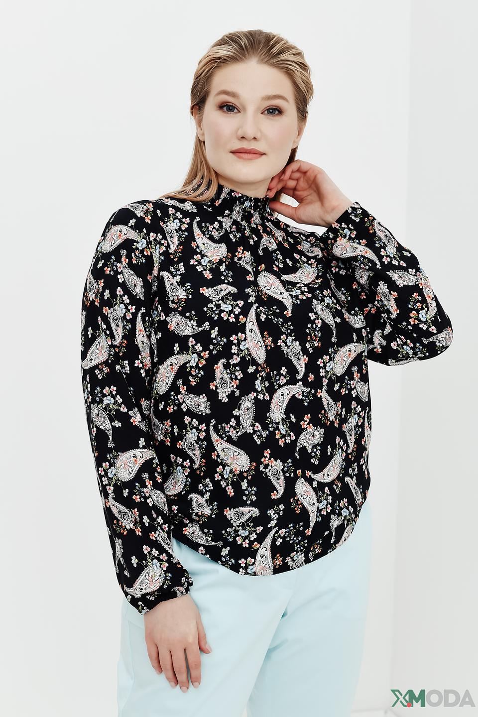 Блуза Thomas Rabe с принтом пейсли