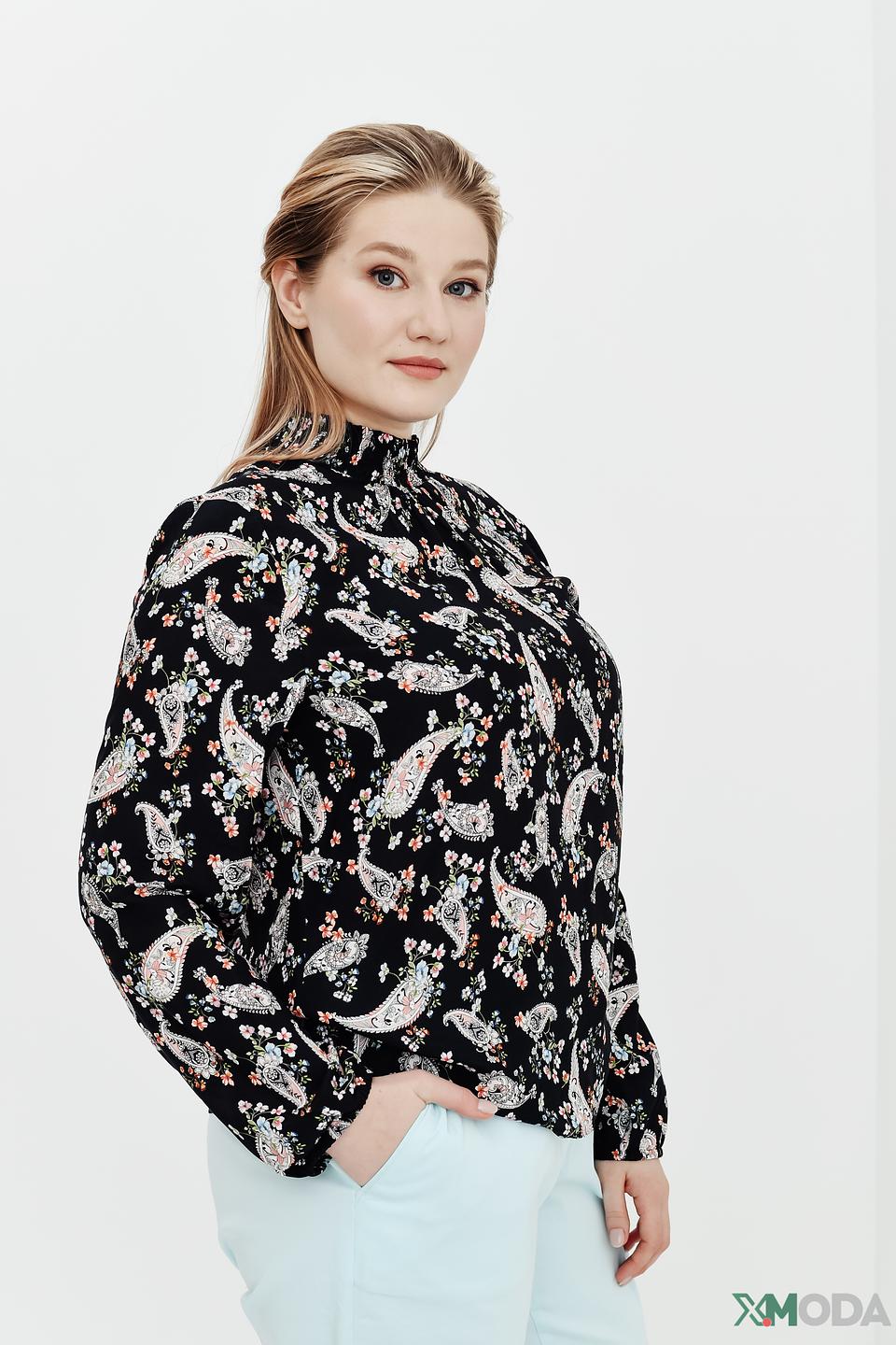 Блуза Thomas Rabe с принтом пейсли