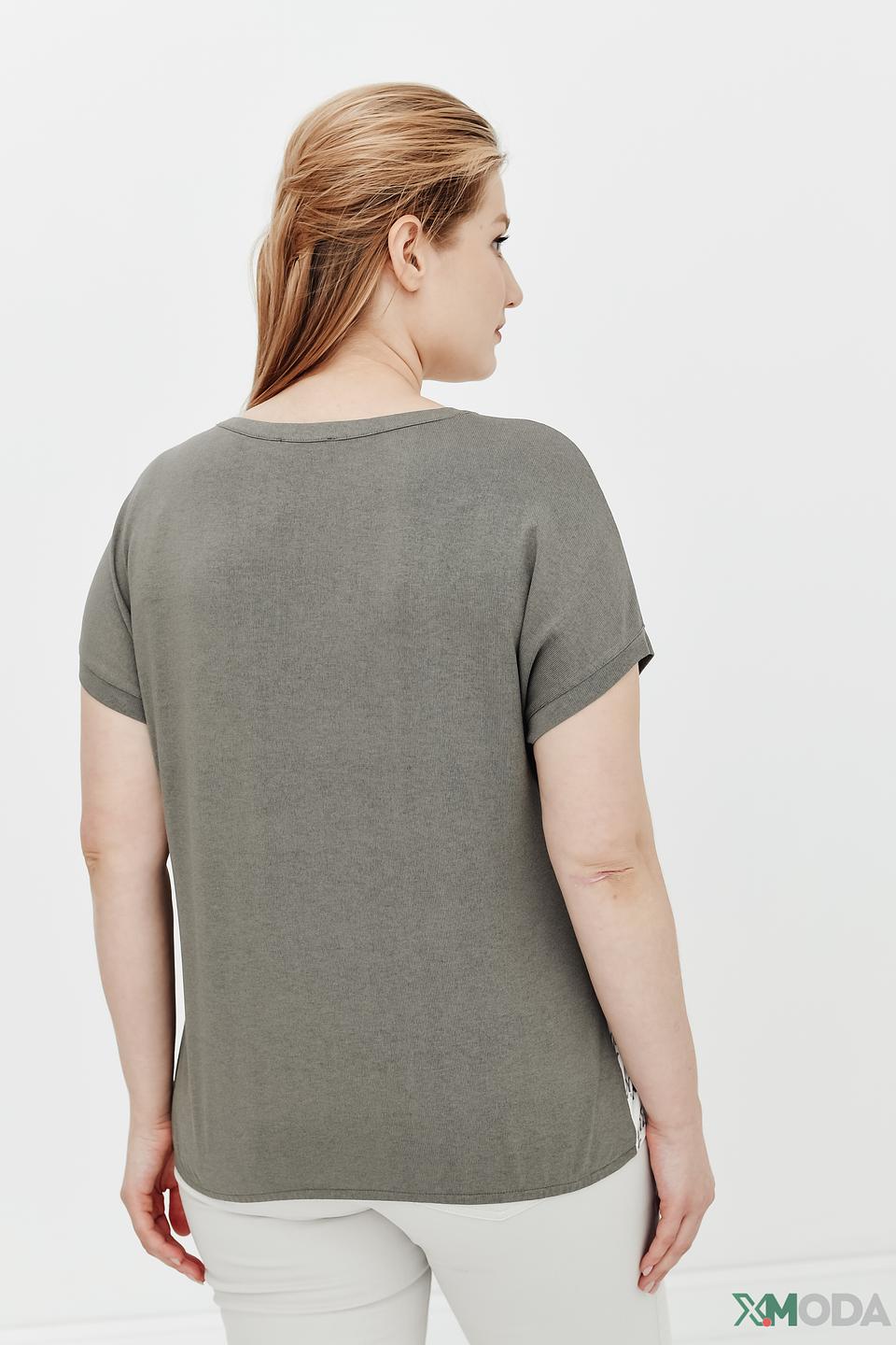 Блуза Thomas Rabe с принтом белая