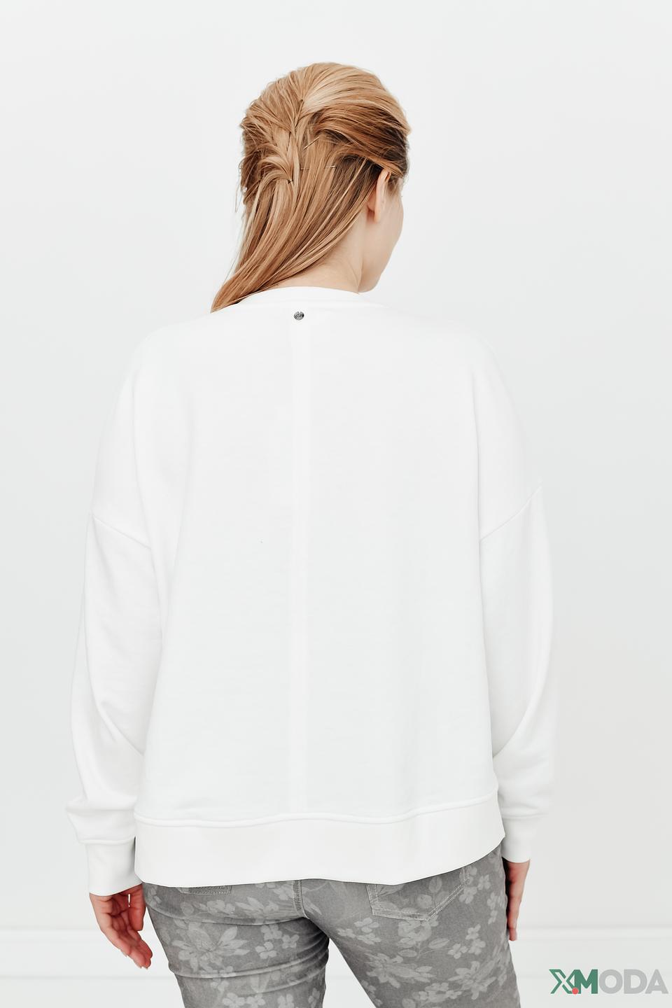 Пуловер Gerry Weber белый с рукавом-фонариком