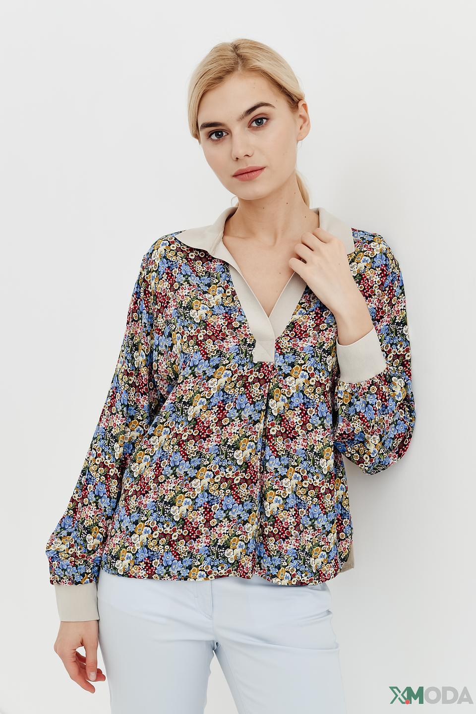 Блуза Rich and Royal с цветочным принтом