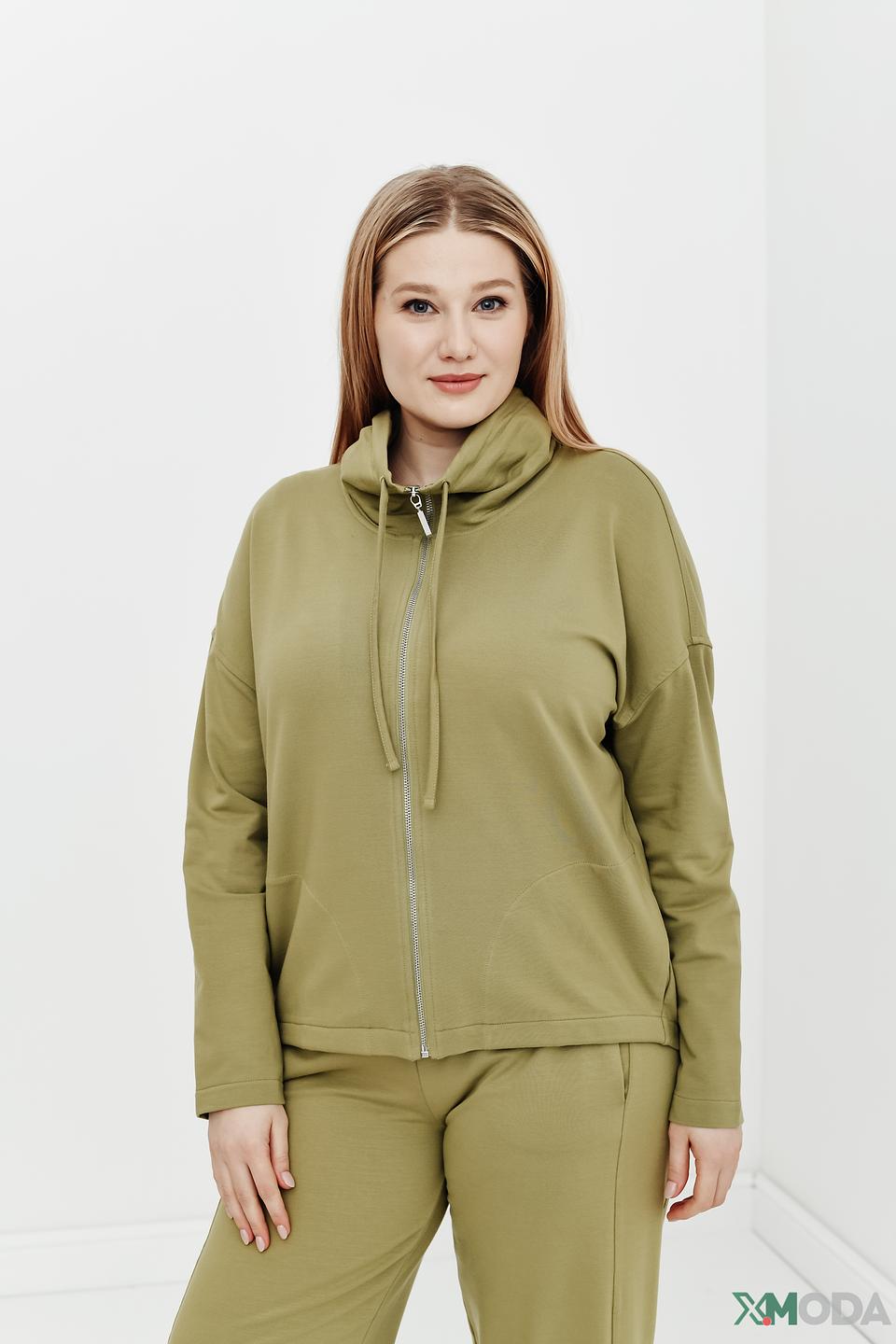 Толстовка Gerry Weber хаки на молнии