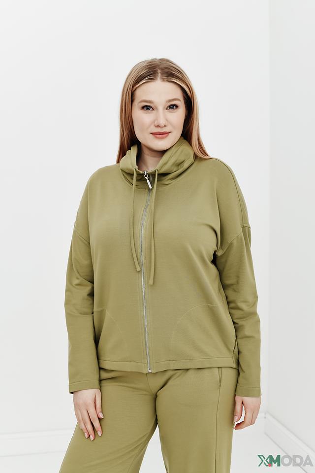 Толстовка Gerry Weber хаки на молнии