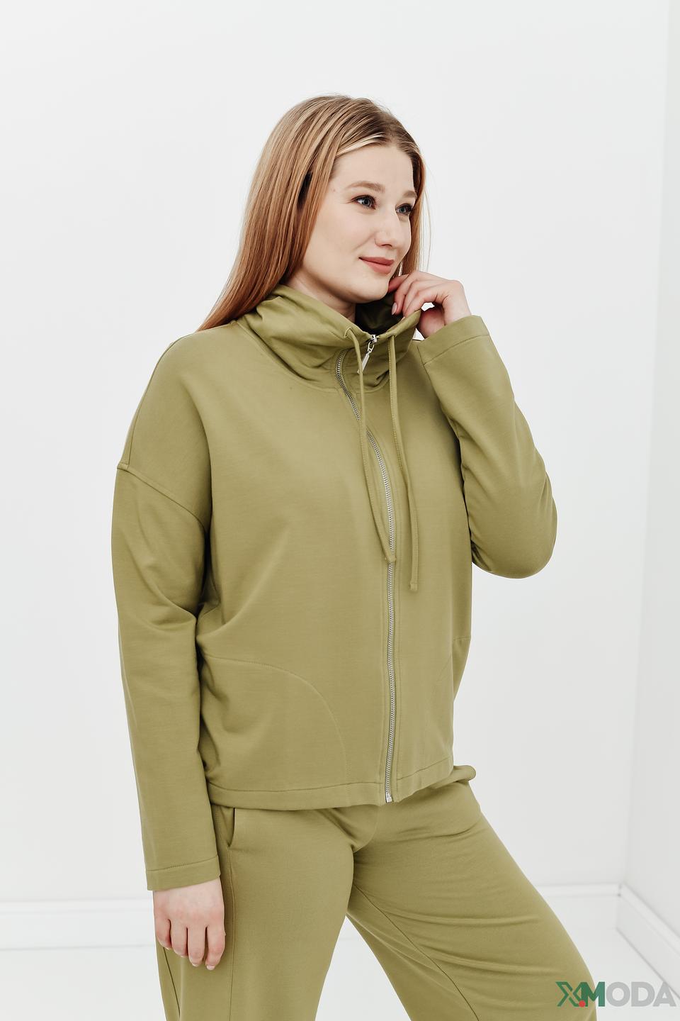 Толстовка Gerry Weber хаки на молнии