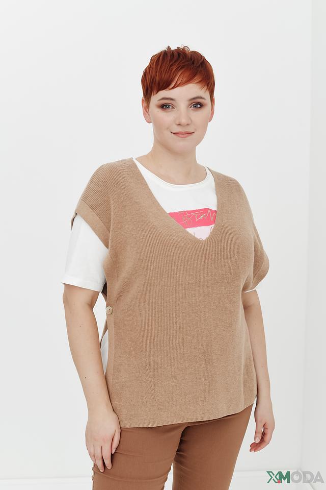 Жилет Via Appia DUE бежевый