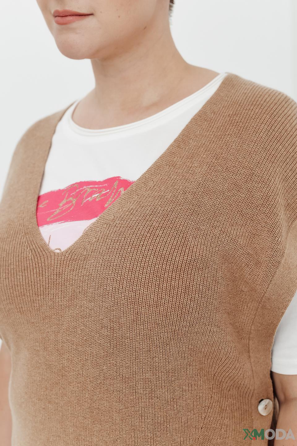 Жилет Via Appia DUE бежевый