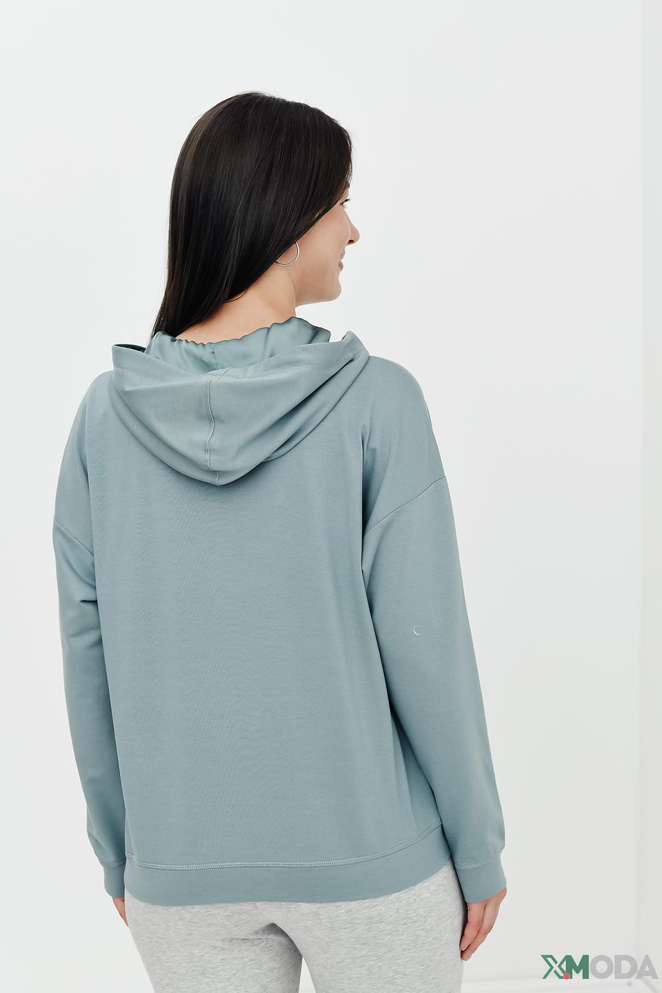 Пуловер Lecomte с логотипом мятный