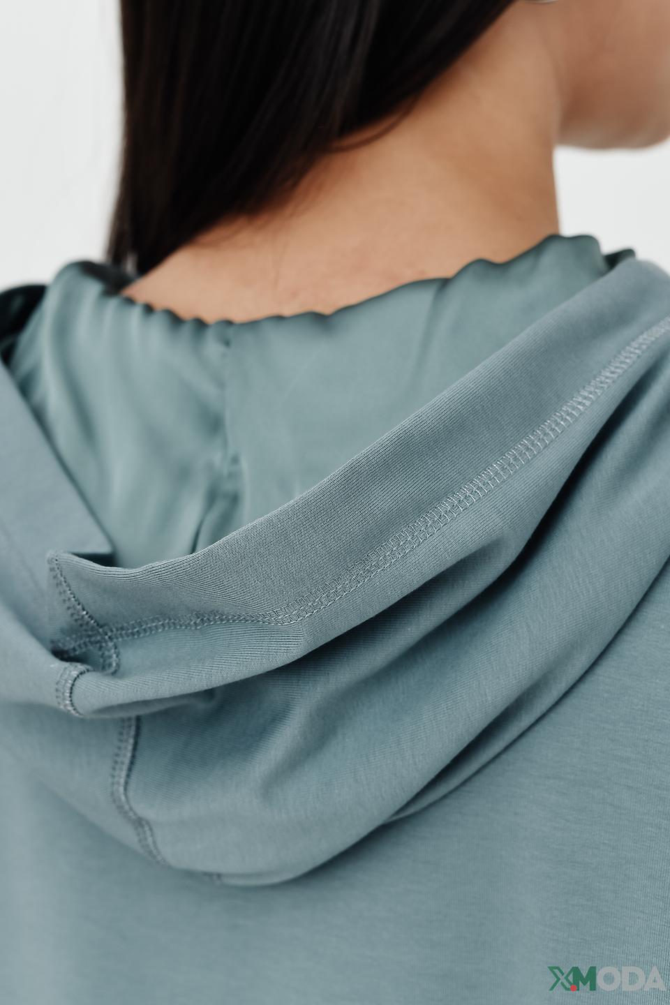 Пуловер Lecomte с логотипом мятный