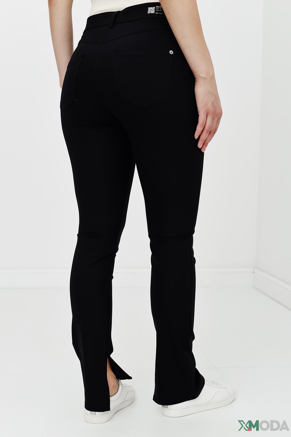 Брюки MAC с разрезами чёрные