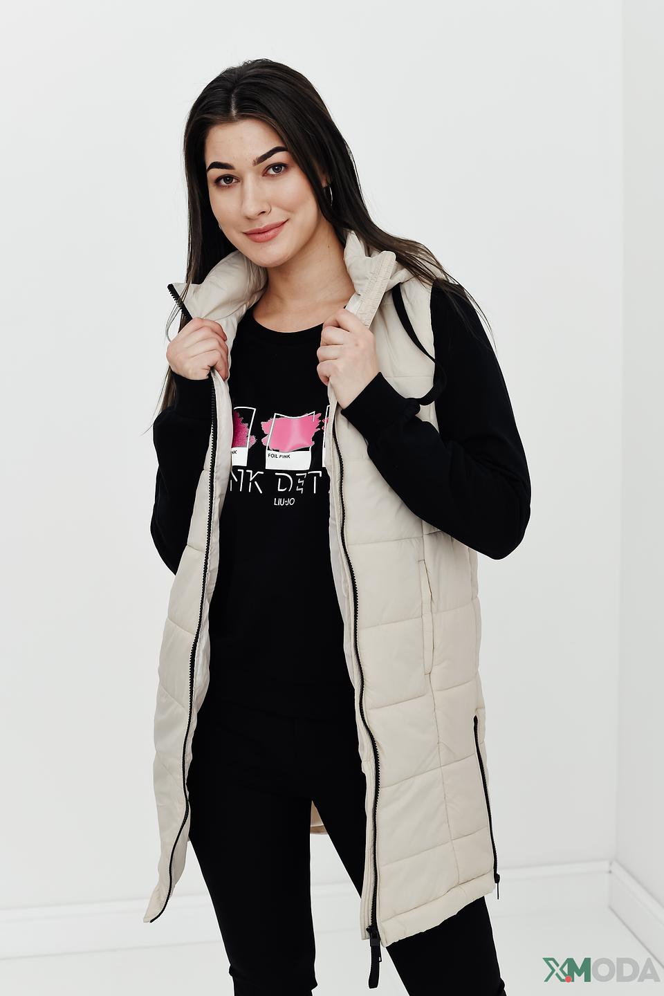 Жилет Via Appia стеганый бежевый