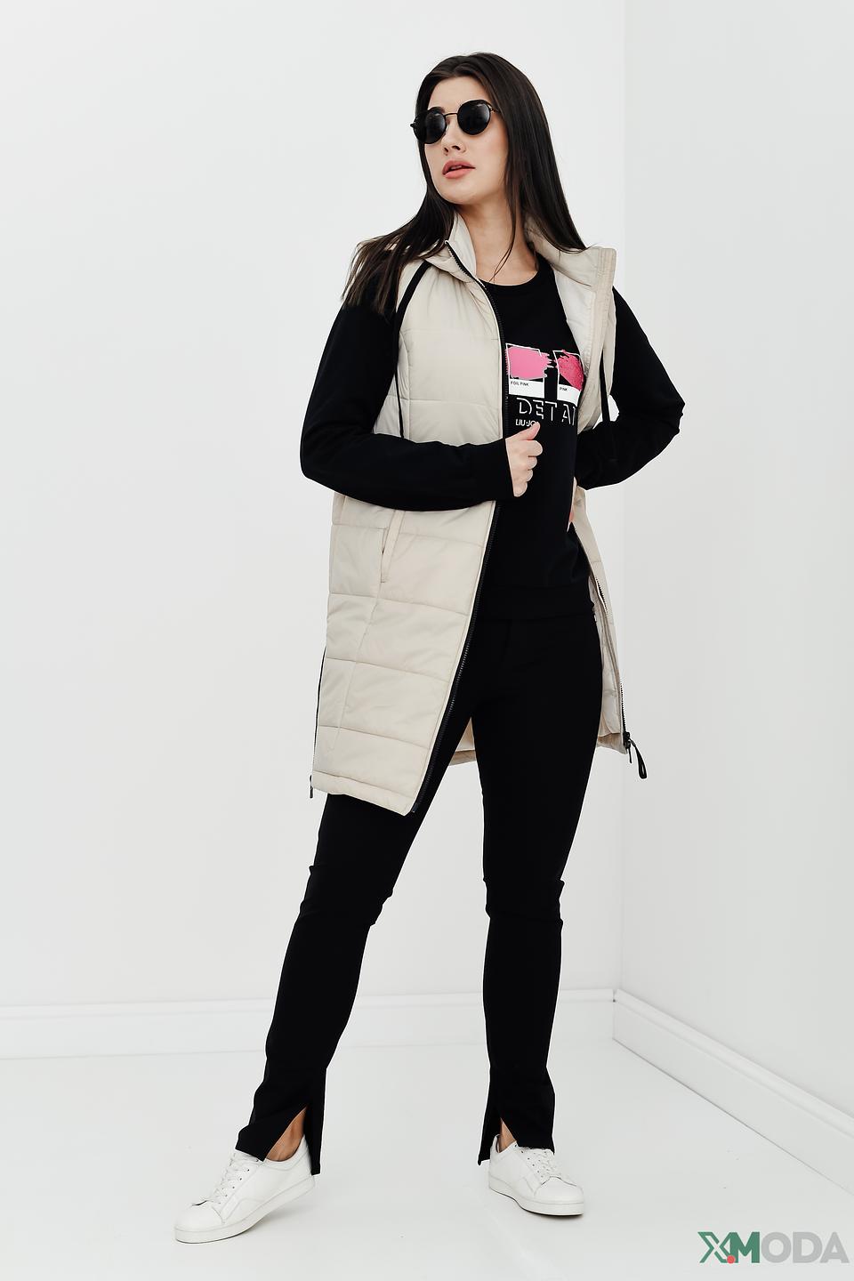 Жилет Via Appia стеганый бежевый