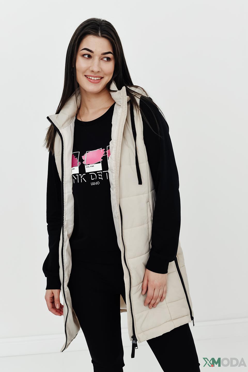 Жилет Via Appia стеганый бежевый