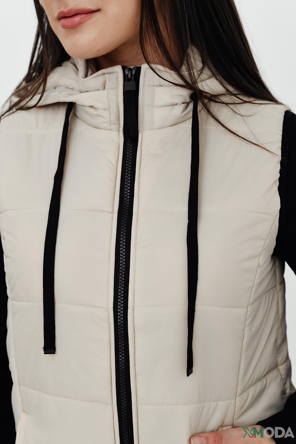 Жилет Via Appia стеганый бежевый