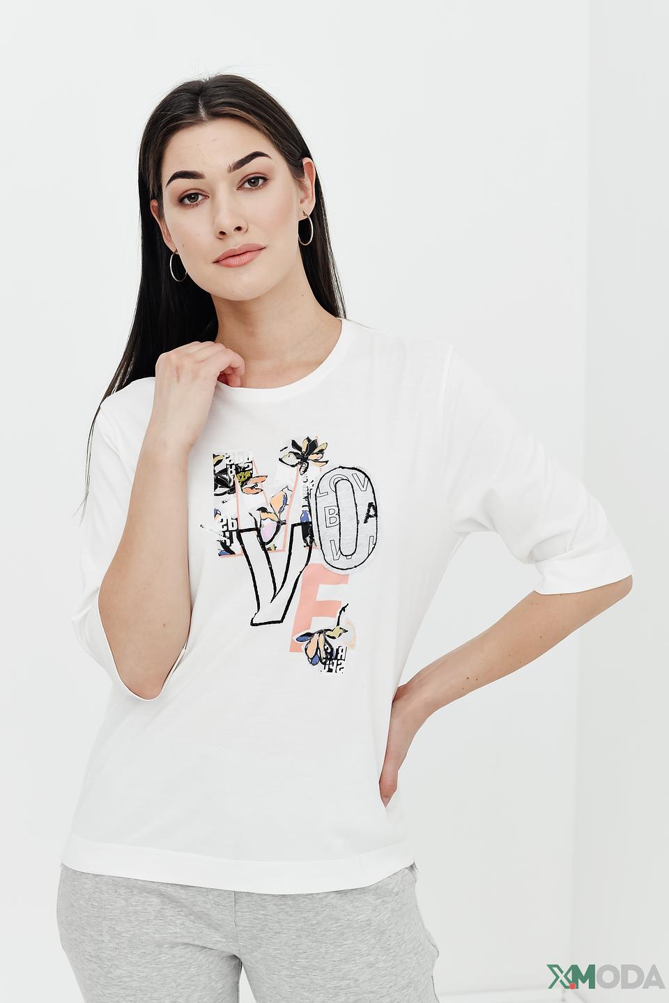 Футболка Marc Cain с принтом LOVE