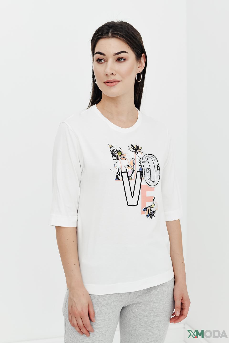 Футболка Marc Cain с принтом LOVE